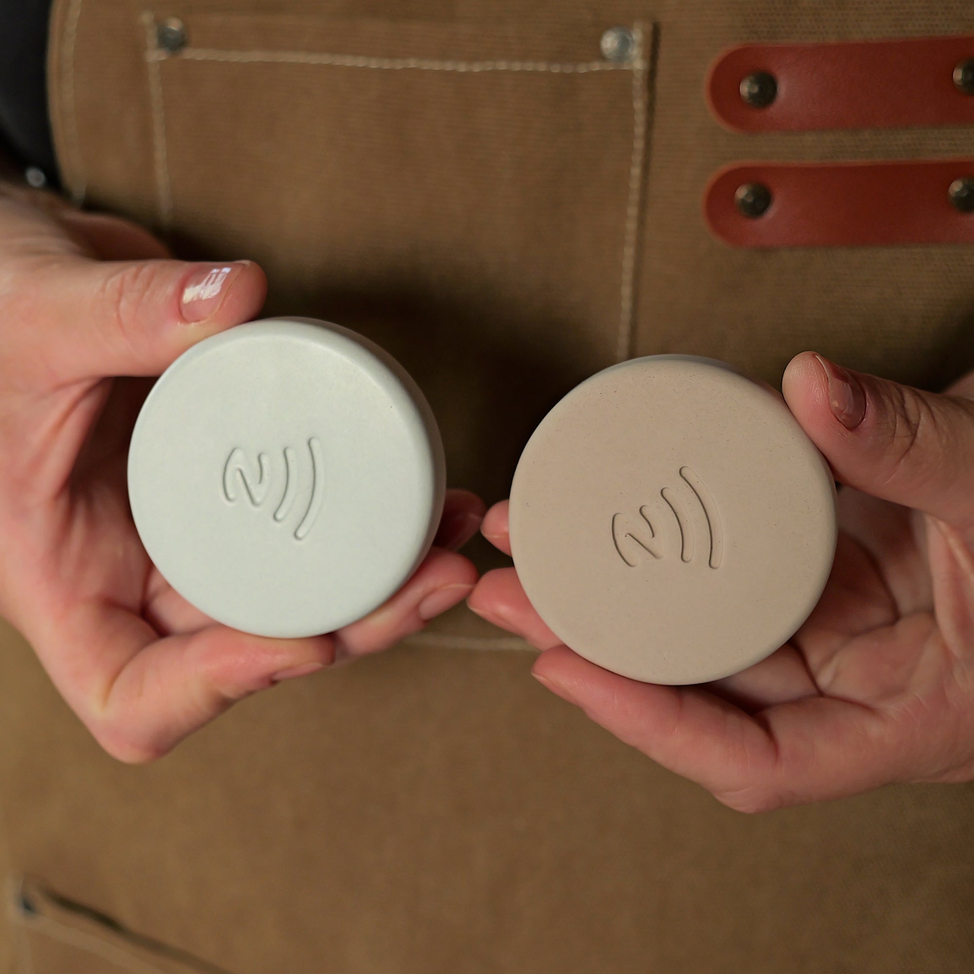 4 x Pack Taply Concrete Pucks With Built-In NFC Chip-UnityCave.com