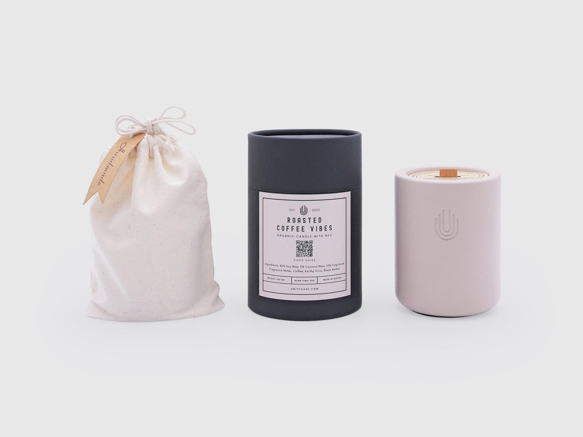 Organic Soy Candle With Built-in NFC Chip-UnityCave.com