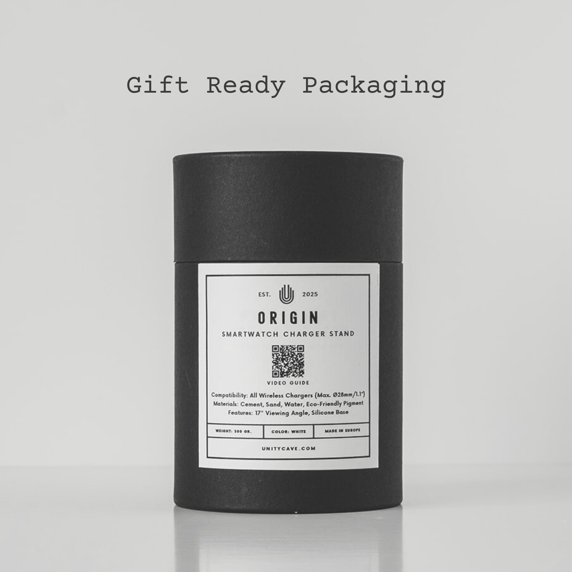 Origin Concrete Stand For Apple Watch Wireless Charger-UnityCave.com